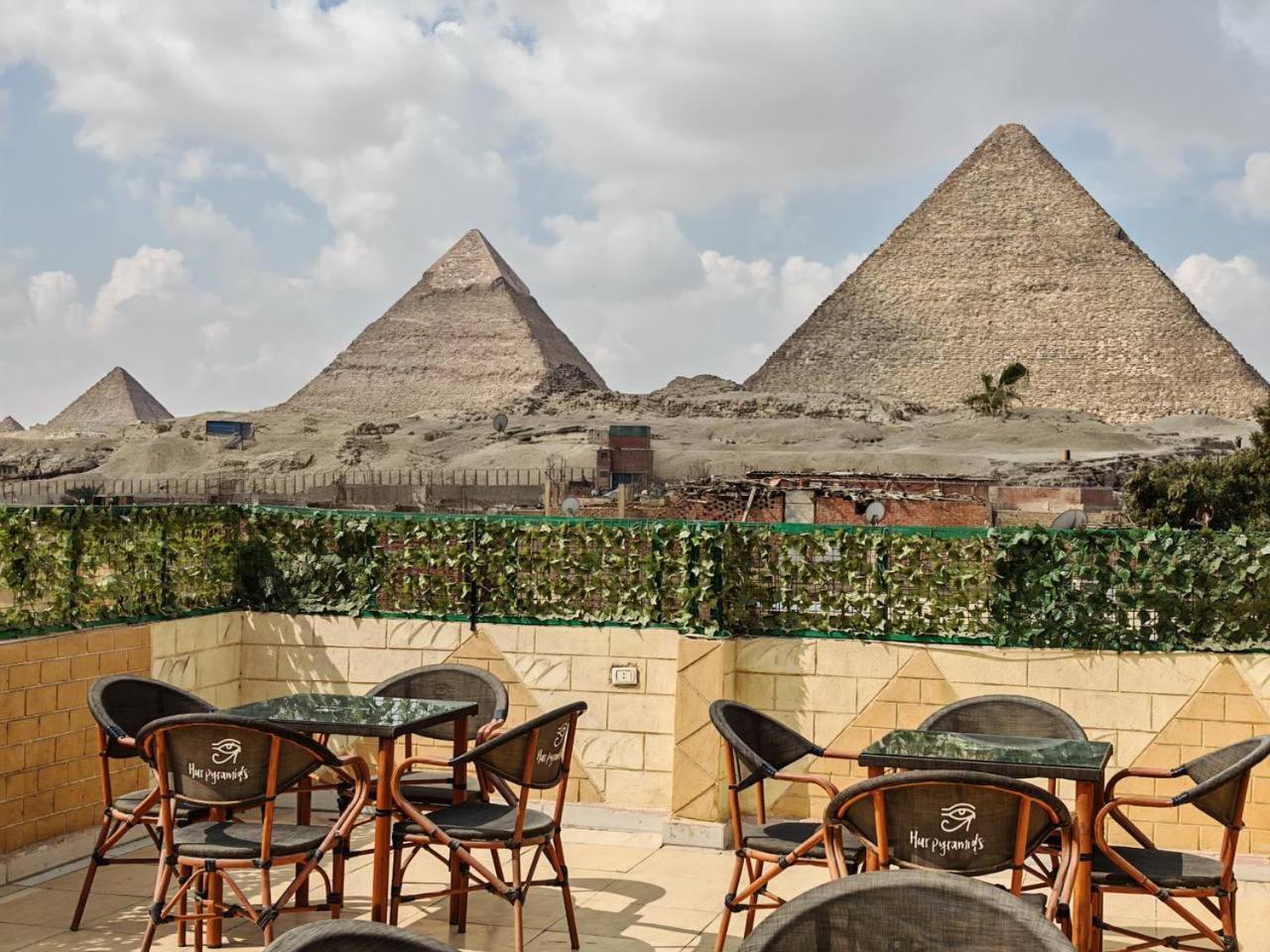 Hur Pyramids Inn Kafrat al Jabal Экстерьер фото
